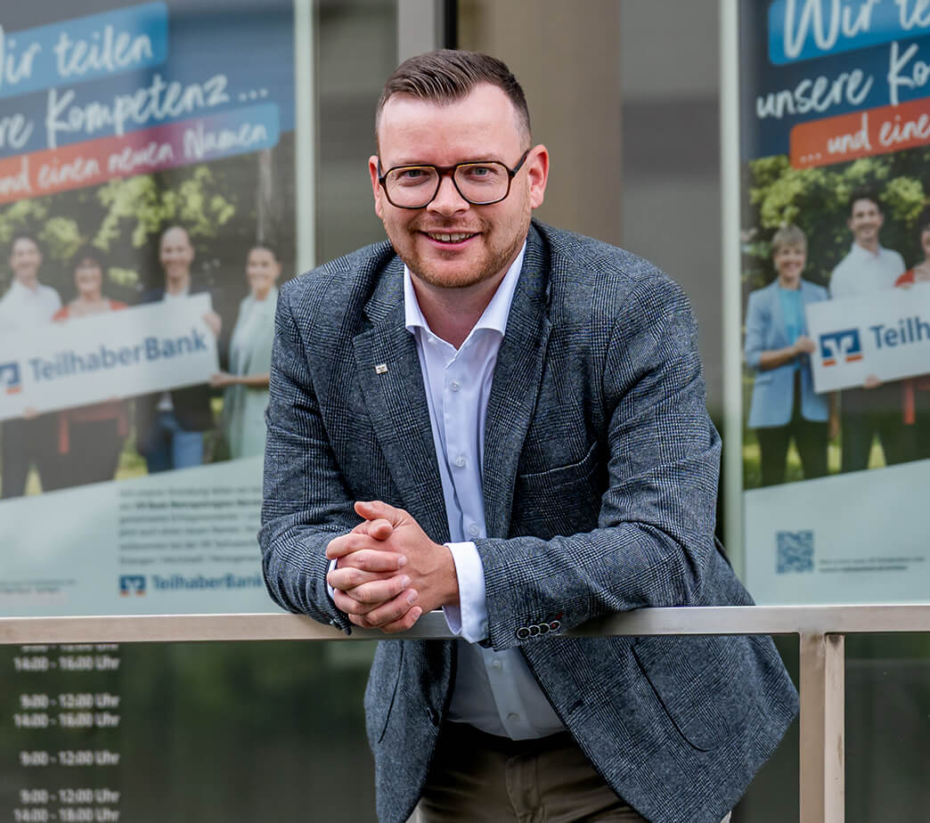 Krisztian Varga von der VR-TeilhaberBank in Herzogenaurach